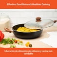 thumbnail image 6 of IMUSA 4.0 Qt Madera Speckled Black Ceramic Jumbo Cooker with Cool Touch Wood Look Handles, 6 of 7