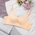thumbnail image 3 of Women's Plus Size Bras Lace Full Figure Push Up Wirefree Everyday Bra Beige C 42, 3 of 6