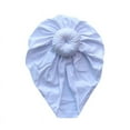 thumbnail image 1 of Bonnet Turban Nœud Fleur Grand pour Bébés Filles Musulmanes, 1 of 10