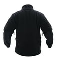 thumbnail image 5 of IYTR Men's Fleece Jackets Solid Color Long Sleeve Jacket Zipper Stand-up Collar Fleece Thickened Warm Sports Jackets with Pocket Black M, 5 of 6