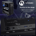 thumbnail image 6 of NINGMEI Gaming PC Desktop AMD Ryzen 5 5600GT, GeForce RTX 4060, 16 GB DDR4 RAM, 1TB SSD, 650w PSU, Windows 11 Home 64-bit, WiFi, 6 of 6