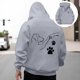 thumbnail image 1 of WILLBEST Sudaderas En Pareja Sudadera con Capucha Casual con Estampado De Cachorro Adorable para Otoño e Invierno Moda Cómoda Sudadera Holgada Mediana​​, 1 of 4