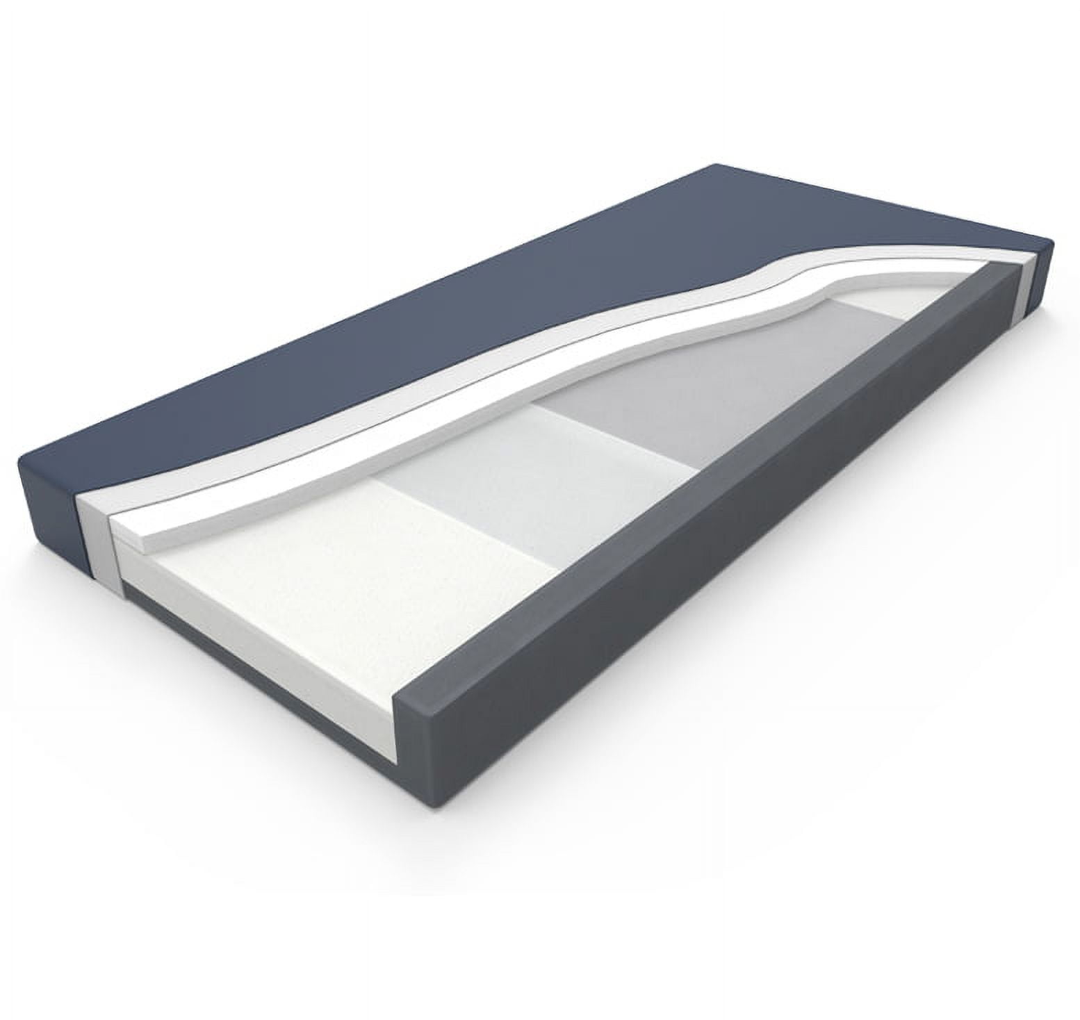 MielmoonCare 7 inch Waterproof Bedwetting Mattress Twin Size Medium Firm Foam,Supportive Spinal,Outdoor Friendly,Flippable,No-Springs