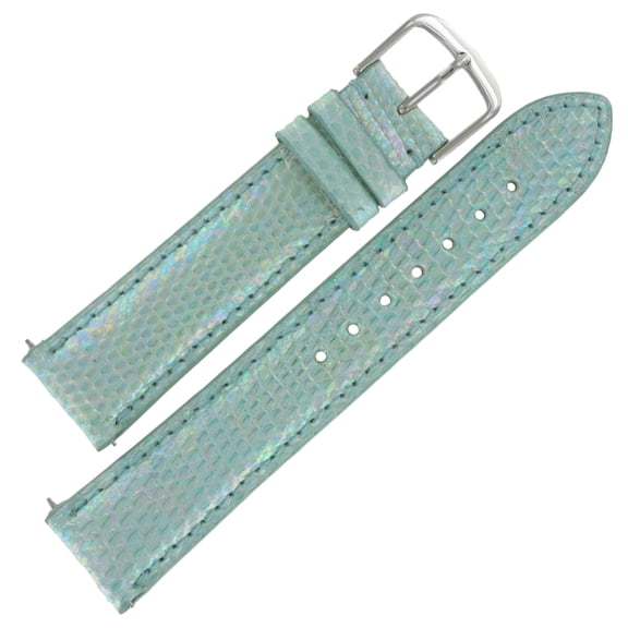 Hadley Roma LSIL106 18mm Light Green Genuine Java Lizard Watch Strap Ladies