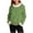Army Green, variant on Sexlip Women's Knitted Sweaters Plush Fur Trim Crew Neck Long Sleeve Ribbon Pullover Holiday Casual Dressy Fall Sweater Blue XXXL