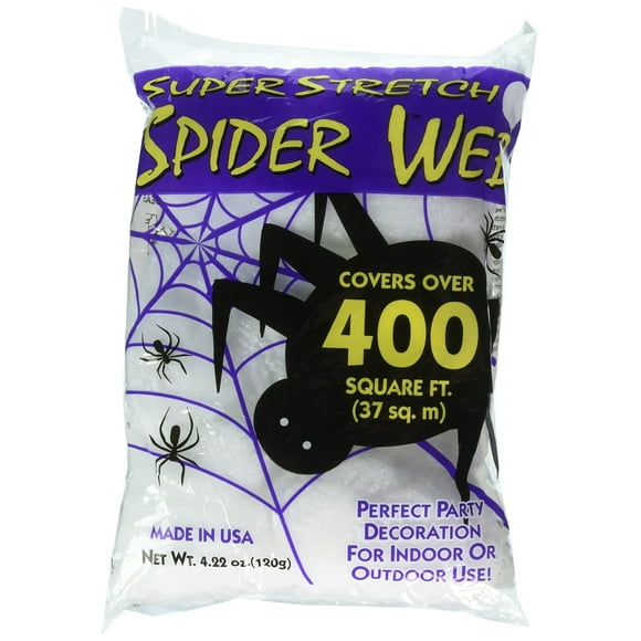 Spider Web Fun World Super Stretch 400 m², blanco/multicolor