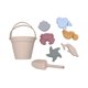 thumbnail image 3 of Juguetes de arena de silicona para niños, juguetes de playa portátiles, regalo divertido, juego de cubo de playa para actividades de verano, fiesta de cumpleaños Beige, 3 of 8