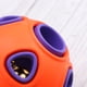 thumbnail image 4 of Juguete educativo creativo con sonido para perros, pelota con fugas para perros grandes y medianos (naranja y morado), 4 of 7