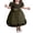 Army Green Causal for Women, variant on Girls' Princess Wedding Dress Blue Tulle Lace Applique Flower Birthday Party Pageant Gown Dark Blue 70