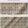 thumbnail image 2 of Soimoi Cotton Cambric Fabric Egg Easter Print Fabric by The Yard 42 Inch Wide, 2 of 7