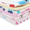 thumbnail image 4 of WBQ 8 Pieces Baby Burp Cloths Cotton Baby Burp Rags Baby Towel and Washcloths Face Towels, 4 of 5