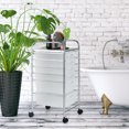 thumbnail image 1 of Costway Carrito con Ruedas Baño Carro Auxiliar Almacenamiento con 6 Cajones Apilables Extraíbles para Cocina Oficina 34 x 43,5 x 76 cm, 1 of 10