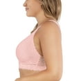 thumbnail image 3 of Parfait Adriana Banded Stretch Lace Wireless Bralette (P5482),36FF,Petal Pink, 3 of 5