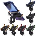 thumbnail image 1 of Cheers.US Universal Motorcycle Bike Cell Phone Holder Bicycle Aluminum Alloy Mobile Phone Handlebar Holder Bracket for Phone Support, 1 of 7
