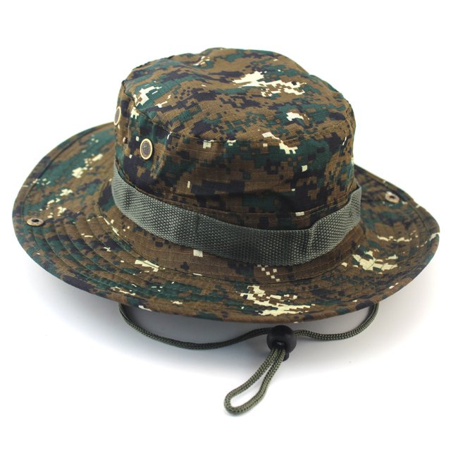 Proveedor de gorra de camuflaje para acampar al aire libre, gorra de pesca, gorra de pescador de viaje, sombrero Bonny, sombrero protector solar para hombres y mujeres