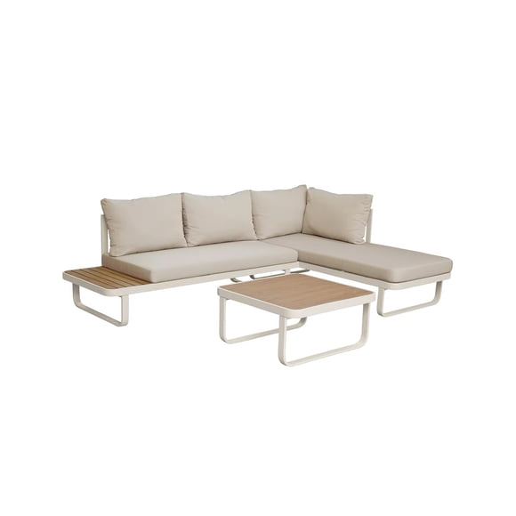 Sala de Jardín Modular Beige Merkatari Village para uso Exterior