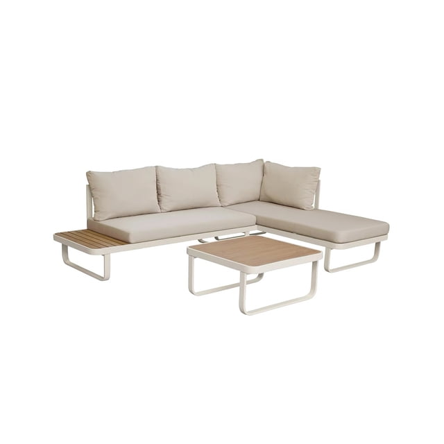 Sala de Jardín Modular Beige Merkatari Village para uso Exterior