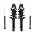 thumbnail image 1 of Transit Auto Front Rear Complete Suspension Shocks Strut and Coil Spring Mount Assemblies Kit for Car Volkswagen Jetta Golf Beetle City - Left Right Side (Driver Passenger) K78M-100023, 1 of 2