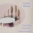 thumbnail image 3 of Soporte para Brochas de Maquillaje Organizador de Brochas de Maquillaje con 2 Ranuras, Organizador de CosméTicos Giratorio de 3 , Caja de Maquillaje de Escritorio,, 3 of 6