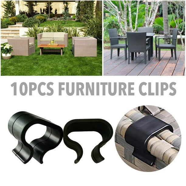 Rattan Furniture Clips Connector Chair Fastners Clip Set Of 10pcs Cabinahome For Patio Sectional Sofa L 6 7cm Com Rattan Furniture Clips Connector Chair, Patio Furniture Clips