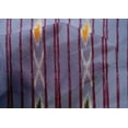 thumbnail image 4 of oneOone Cotton Silk Fabric Stripe Ikat Print Fabric BTY 42 Inch Wide, 4 of 4