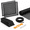Black-46 in X 46 in (2 Pack), variant on 2 Pack White Window Screen Frame Kit With Aluminum Frames Up To 46" X