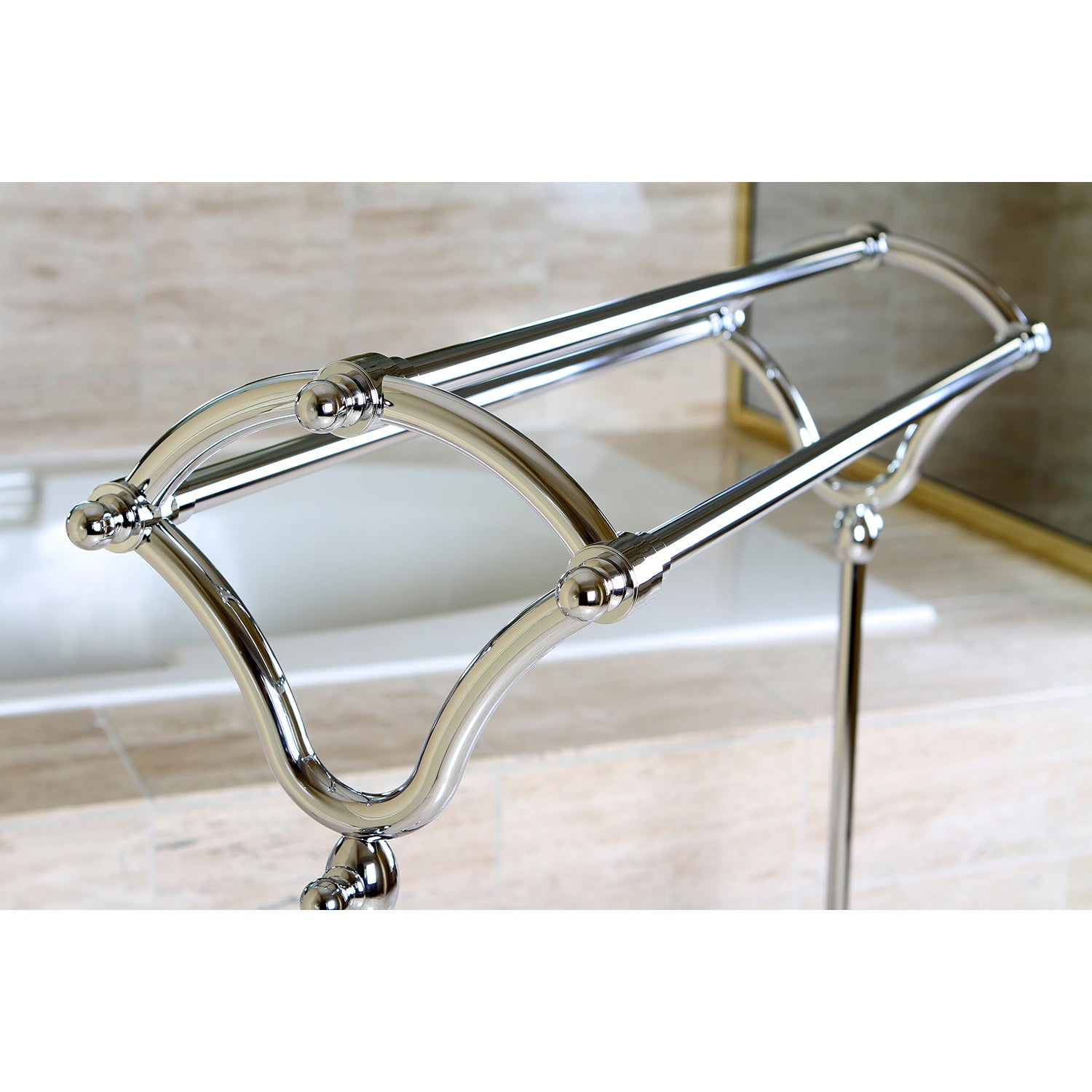 Kingston Brass Edenscape SCC2285 Pedestal Y-Type Towel Rack, Oil Rubbed Bronze