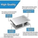 thumbnail image 3 of 4pcs Double Sided Adjustable Aluminum Alloy Glass Clamps for 8-12mm Thickness Shelf Clamps, 3 of 4