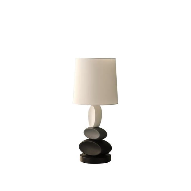 ORE International HBL2544 19 in. Coastal Como Modern Stacked Tablets Metal Table Lamp