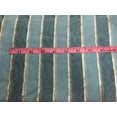 thumbnail image 3 of Cotton Chanderi fabric Mint with blue x gold lurex stripe 44quot; wide [11112], 3 of 3