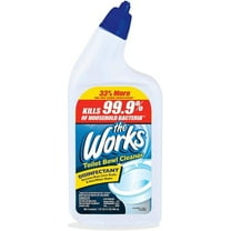 The Works 32 OZ Bowl Cleaner. Kills 99% Of Household Bacteria. 3 Pack