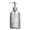 grey, variant on Cut Glass Liquid Dispenser For Bathroom Kitchen NonDrip Pumps Plastic Pumps 400ml Capacity