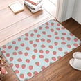 thumbnail image 2 of KLL Hand Drawn Strawberry Print Front Door Mat Indoor Outdoor Entrance, Non-Slip Mat All-Weather Doormat Indoor Outdoor Rug Patio Porch Entryway Mat, 23.6''x15.7'', 2 of 7