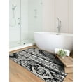 thumbnail image 3 of Unique Loom Portland Collection Area Rug - Orford (4' 1" x 6' 1" Rectangle Black and White/Black), 3 of 9