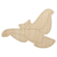 thumbnail image 1 of Owl Flying Bird Doodle Wood Shape Unfinished Piece Cutout Craft DIY Projects - 6.25 Inch Size - 1/8 Inch Thick, 1 of 7