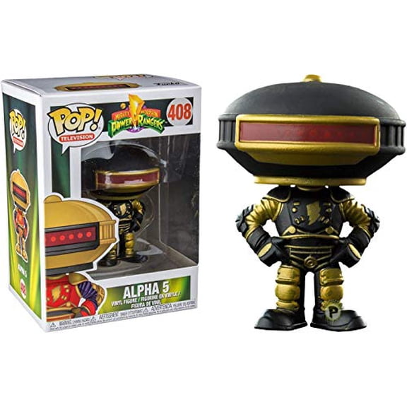 Funko Pop Power Rangers: Black and Gold Alpha 5 Collectible Figure, Multicolor