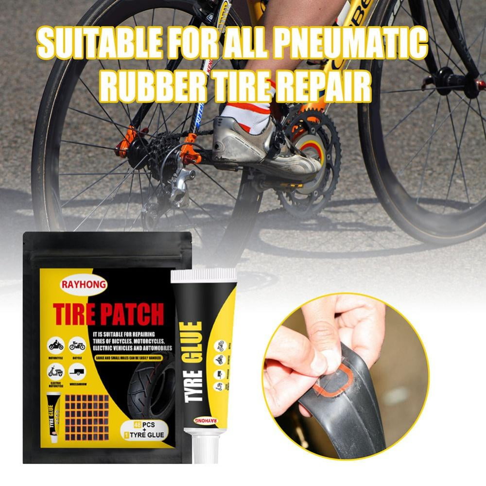 ATVs and BMX Also for Inflatable Dinghies Inner Tube Patch Bicycle Repair Kit 