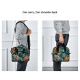 thumbnail image 6 of Insulated Crossbody Lunch Bag 10L Lunch Tote with Adjustable Shoulder Strap for Work Office Picnic Abstract Leaves, 6 of 6