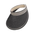 thumbnail image 5 of Sun Hats for Women Color Blocking Wide Brim Sun Hat Boho Beach Hat, 5 of 5