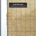 thumbnail image 4 of Red Lantern Burnt Bamboo Cordless Window Shade - Tortoise 72" W, 4 of 8