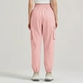 thumbnail image 7 of Besolor Womens Cargo Sweatpants Joggers Spring Summer Lounge Athletic Trousers Fashion Outfits with Pockets, 7 of 7