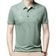 thumbnail image 2 of Camiseta de manga corta Fernando transpirable informal con estampado de rayas Talla L verde, 2 of 8