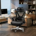 thumbnail image 2 of 750lbs Big and Tall Office Chair- Heavy Duty Executive Chair with 5D Flip Arms and Adjustable Lumbar Support, Ergonomic Mesh High Back Desk Chair, Ergonomic Executive Home Office Computer Chair, 2 of 8