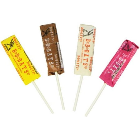 - BB-Bats Original Taffy Chews, Assorted Flavor - Pops Suckers - Bulk Candy Bag 1 pound