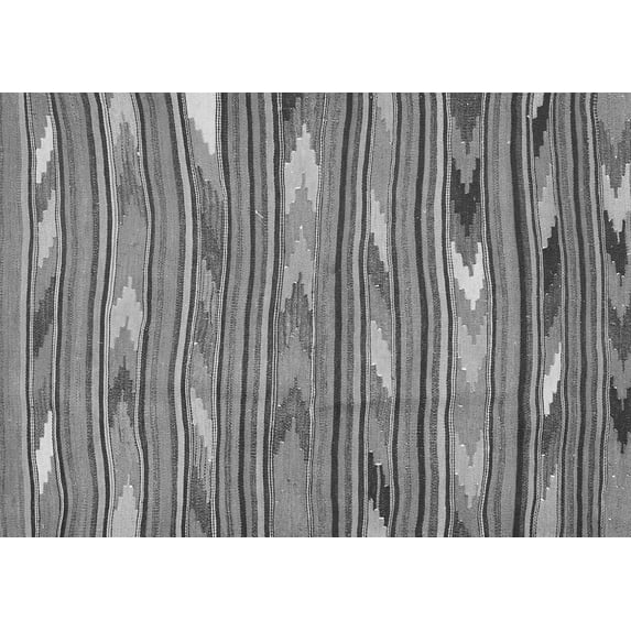 Ahgly Company Indoor Rectangle Southwestern Gray Country Area Rugs, 4' x 6'