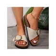 thumbnail image 5 of Women's Stylish Slip-On Sandals with Adjustable Buckle and Platform Design, 5 of 10