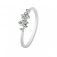 thumbnail image 4 of 18K Gold Plated Diamond Ring With Nine Diamonds For Ladies, 4 of 8