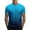 Blue, variant on Hawaiian Shirt for Men Big and Tall,T-Shirt for Men - Men’s Gradient Short Sleeve T Shirts Summer Casual Street Fashion Tees Slim Fit Crewneck Tops