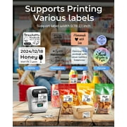 Phomemo ACPO110WH White Thermal Label Maker For Barcode Logo