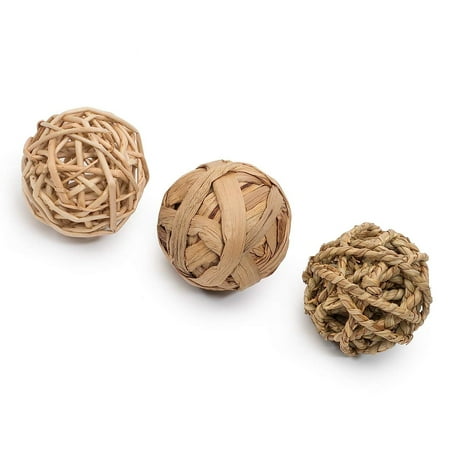 Ksopiavobs Small Animal Activity Toy, Fun Pet Balls for Chinchilla Guinea Pig Rats Rabbits Hamster Gerbil Degu Bunny and Other Small Animals